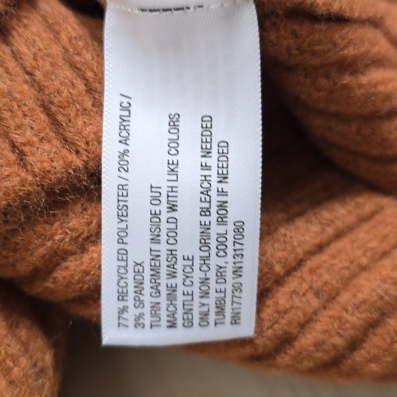 Universal Thread Size L Light Brown Crew Neck Oversized Cropped Knit Sweater - Picture 10 of 10